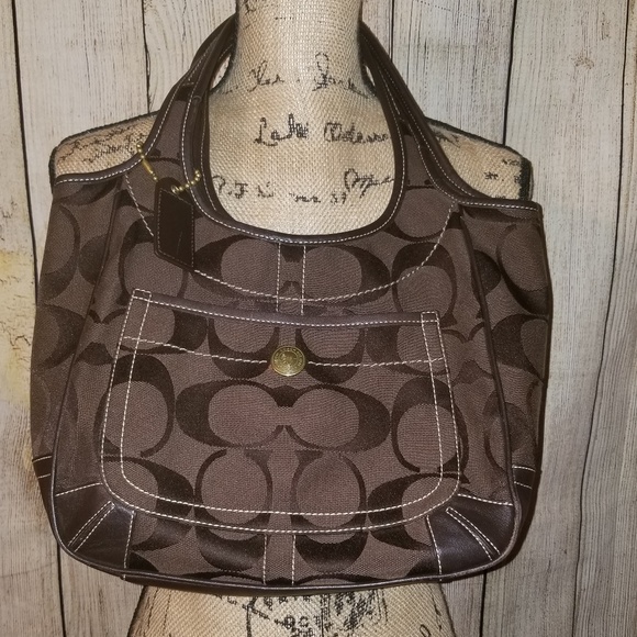 Brown Coach Hand Bag - Picture 6 of 8